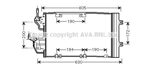 AVA QUALITY COOLING kondensatorius, oro kondicionierius OL5454D